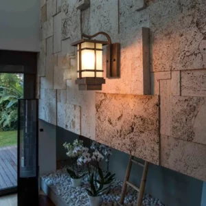 New Chinese Style Outdoor Wall Lamp Villa Outdoor Waterproof Lamps Aluminum Retro Balcony Simple Roof Terrace Wall Lamp - Image 5