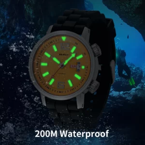 Miyota 8205 20ATM Diver Automatic Mechanical Watch Men Sport Luminous Sapphire Waterproof Wristwatch Swimming Self Winding Watch - Image 3