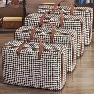 2025 New Storage Box Large Capacity Portable Household Clothes Organizer with Handles Dustproof Foldable Travel Bag - Image 1