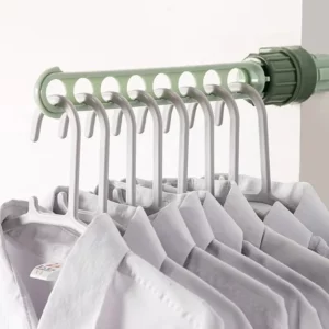 1/2PCS Travel Clothes Hanger Portable Window Frame Hanging Drying Rack For Indoor Wall Mounted Space Saving Clothes Hanger - Image 2