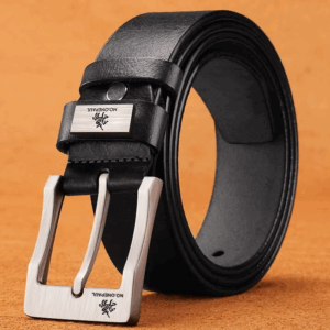 Leather Men's High-quality Buckle Jeans Leather Casual Belt Business Denim Belt Men's Fashion Designer 2025 New - Image 5
