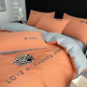 Luxury Nordic Egyptian Cotton Bedding Set King Queen Double Twin Size with Sheet Duvet Cover Pillowcase 1/2 People Bed Linen New - Image 6