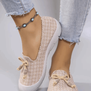 Spring New Women's Casual Sports Shoes Comfortable, Breathable, Lightweight, Wear resistant Lazy Shoes, Soft soled Flat Shoes - Image 3