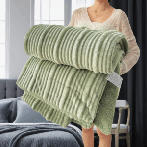 Warm Winter Blanket Soft Fleece Flannel Thick Bed blankets for Sofa Single Double Couple Furry Bedspread Cover - Image 2