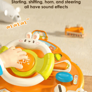 1pcs Baby Steering Wheel Toy,Early Education Educational Simulated driving toys, Lighting, sounding musical toys - Image 5