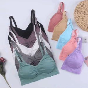 Breathable Maternity Pregnant Bras Comfort Breastfeeding Sleep Bralette Women Wireless Seamless Nursing Underwear - Image 5