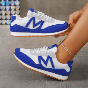 Lightweight Non Slip Sneakers for Women 2025 Spring Fashion Mix Color Flat Shoes Woman Soft Sole Casual Sports Shoes Plus Size - Image 4