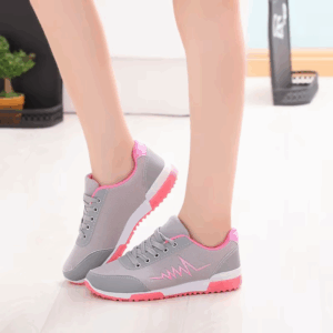 Women Casual Shoes Fashion Breathable Walking Mesh Flat Shoes Sneakers Women 2025 Gym Vulcanized Shoes White Female Footwear - Image 2