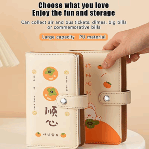PU Leather Envelopes Money Saving Reusable Challeng Saving Money Notebook Savings Binder Budget Savings Challenges Book - Image 4