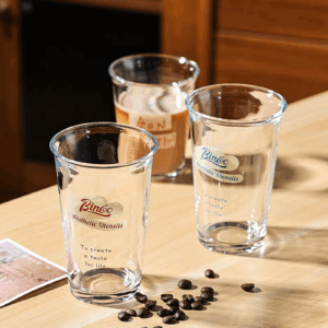 380ML Home Daily Water Cup Cafe American Ice Latte Coffee Cup Drink Juice Cold Drink Simple Classic Transparent Glass Coffee Cup - Image 7