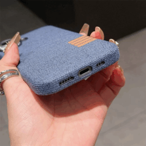 Matte Magnetic For Magsafe Wireless Charge Frabic Phone Case for iPhone 16 13 15 Pro Max 12 14 Plus Camera Bumper Linen Cover - Image 2
