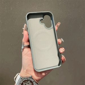 Ultrathin Simple Magsafe Case for iPhone 16 Pro Max 15Pro 14 Plus 13 12 11 Matte Hit Color Lens Wireless Charging Soft TPU Cover - Image 3