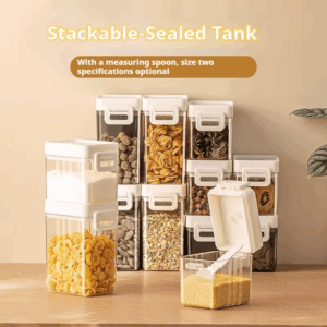Kitchen Airtight Food Storage Containers Set with Lids for Kitchen & Pantry Organization,Box Jars for Storing Tea Coffee Nut - Image 3