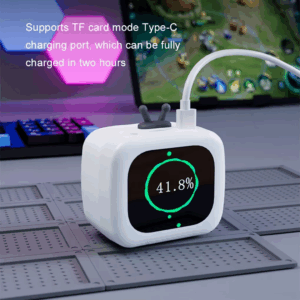 2" Portable mini multifunctional Bluetooth5.4 speaker, music, alarm clock, call, timer/calculator, weather, calendar - Image 6
