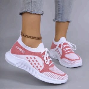 Spring and Autumn New Women's Casual Lace up Sports Shoes Comfortable, Breathable, Lightweight, Wear Resistant Sports and Leisur - Image 4