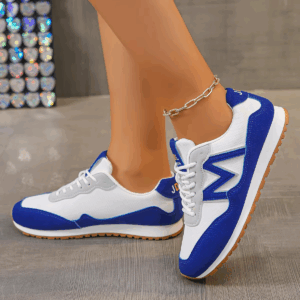 Lightweight Non Slip Sneakers for Women 2025 Spring Fashion Mix Color Flat Shoes Woman Soft Sole Casual Sports Shoes Plus Size - Image 5
