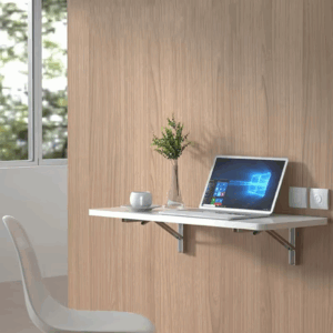 22inch Folding Shelf Brackets Heavy Duty Triangle Bracket Adjustable Wall Mounted Space Saving DIY Bracket Folding Design - Image 2