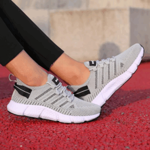 Women's Running Shoes Breathable Mesh Fabric Fashionable Sneakers Lightweight Casual Versatile Luxurious Men's Tennis Flat Shoes - Image 7