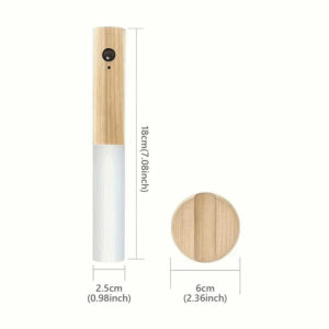 1pc Intelligent Human Body Induction Night Light, LED Rechargeable Corridor Cabinet Wall Light, Household Toilet Wall Induction - Image 5