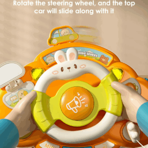 1pcs Baby Steering Wheel Toy,Early Education Educational Simulated driving toys, Lighting, sounding musical toys - Image 6