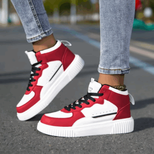 YRZL Women Shoes Skateboarding Shoes for Men Sneakers High Top Lightweight White Black Sports Running Outdoor Casual Shoes Men - Image 4
