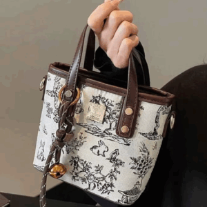 New Chinese Style Embroidered Small Handbag For Women 2025 New Fashion Shoulder Bucket Bag Stylish Spring/Summer Versatile Cross - Image 6