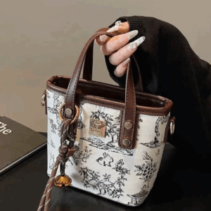 New Chinese Style Embroidered Small Handbag For Women 2025 New Fashion Shoulder Bucket Bag Stylish Spring/Summer Versatile Cross - Image 7
