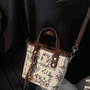 New Chinese Style Embroidered Small Handbag For Women 2025 New Fashion Shoulder Bucket Bag Stylish Spring/Summer Versatile Cross - Image 3