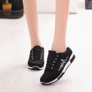 Women Casual Shoes Fashion Breathable Walking Mesh Flat Shoes Sneakers Women 2025 Gym Vulcanized Shoes White Female Footwear - Image 5
