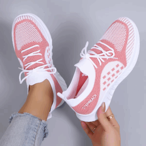 Spring and Autumn New Women's Casual Lace up Sports Shoes Comfortable, Breathable, Lightweight, Wear Resistant Sports and Leisur - Image 5