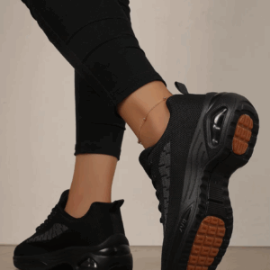 Polyurethane non-slip sole, casual sports shoes women's simple low-top sports shoes women's comfortable breathable woven women's - Image 6