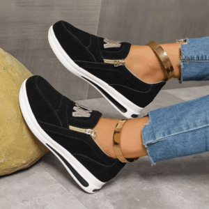 New 2024 Women Platform Side Zipper Casual Vulcanized Shoes Zapatillas Mujer Sapato Plataforma Feminino Sneakers - Image 5