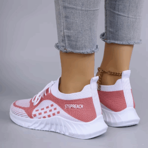 Spring and Autumn New Women's Casual Lace up Sports Shoes Comfortable, Breathable, Lightweight, Wear Resistant Sports and Leisur - Image 2