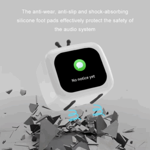 2" Portable mini multifunctional Bluetooth5.4 speaker, music, alarm clock, call, timer/calculator, weather, calendar - Image 3