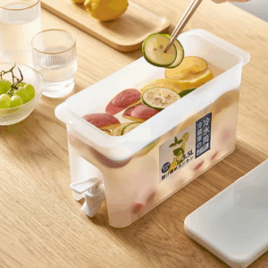 3.5L Water Kettle With Faucet Beverage Dispenser Cold Juice Lemonade Drinks Bucket Liquid Storage Tank Outdoor Fridge Organizers - Image 5