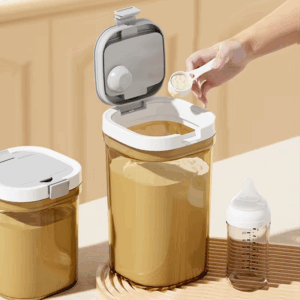 Airtight Coffee Milk Powder Storage Container with Scoop, 800/1300/1800ml Sealed Jar Durable, Keeps Fresh & Dry, Easy to Clean - Image 6