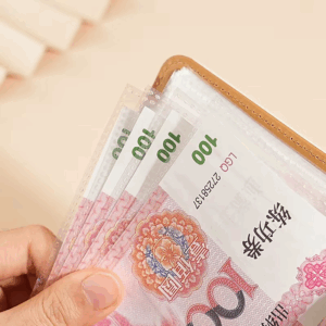 PU Leather Envelopes Money Saving Reusable Challeng Saving Money Notebook Savings Binder Budget Savings Challenges Book - Image 5