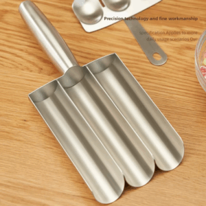 1PCS 304 Stainless Steel Meatball Maker with Fishball Shrimp Slurry Mold for Kitchen Camping – Compact Design for Easy Storage - Image 5