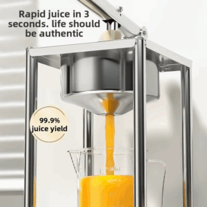 1PCS Stainless Steel Manual Juicer Commercial Hand Press Squeezer for Orange Juice Extraction Kitchen Fruit Shop Bubble Tea - Image 5