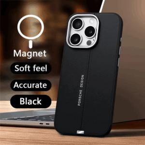 Luxury Business Leather Magsafe Magnetic Phone Case For iPhone 16 15 14 13 Pro Max Plus Anti-fall Metal Button Cover SPXKBSJ - Image 2