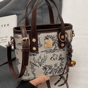 New Chinese Style Embroidered Small Handbag For Women 2025 New Fashion Shoulder Bucket Bag Stylish Spring/Summer Versatile Cross - Image 4