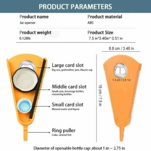 Can Opener Multifunctional Bottle Opener Jar Opener for Beer Coke Jam Beverage - Image 5