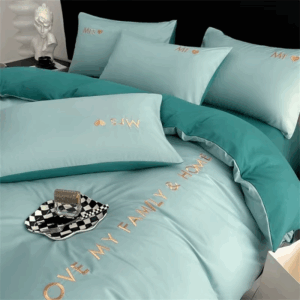 Luxury Nordic Egyptian Cotton Bedding Set King Queen Double Twin Size with Sheet Duvet Cover Pillowcase 1/2 People Bed Linen New - Image 4