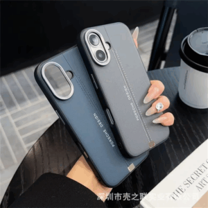 Luxury Business Leather Magsafe Magnetic Phone Case For iPhone 16 15 14 13 Pro Max Plus Anti-fall Metal Button Cover SPXKBSJ - Image 7