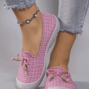Spring New Women's Casual Sports Shoes Comfortable, Breathable, Lightweight, Wear resistant Lazy Shoes, Soft soled Flat Shoes - Image 6