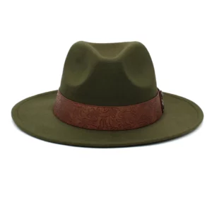 2 Sizes Parent-child Men Women Kids Panama Hats Wide Brim Sunhats Fedora Caps Trilby Jazz Outdoor Travel Party Street Style - Image 3
