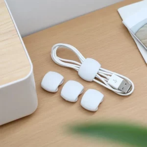 Cable Winder Cable Organizer Clips Mouse Wire Headphone Holder USB Charger Holder Desk Tidy Organizer Wire Cord Protector - Image 4