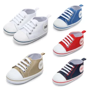 2020 Baby First Walkers Cute Newborn Kid Canvas Sneakers Baby Boy Girl Soft Sole Crib Shoes Pre Walkers - Image 7