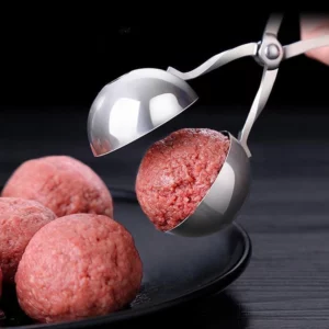Meat Ball Maker Tool Stainless Steel Clip Round Rice Ball Shaper Spoon Meatball Making Mold Non Stick Stuffed Kitchen Gadget - Image 1