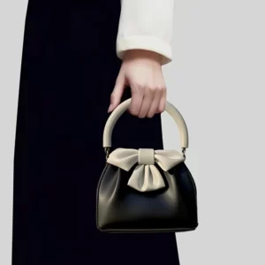 Women's Cute Small Square Bag Top Handle Small Handbag，Magnetic Closure，Soft Material - Image 4